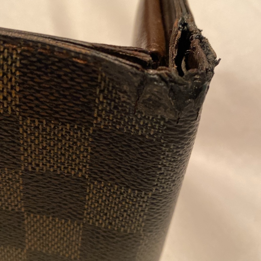LOUIS VUITTON DAMIER Pertefeuille Marco BIFOLD WALLET #CA0045 - Picture 6 of 12